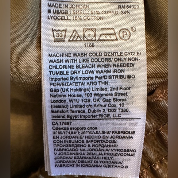 Banana Republic satin ankle pant size Small Petite - Picture 7 of 7